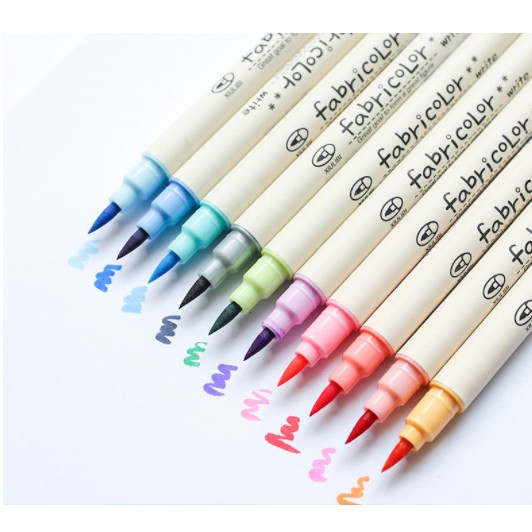 10 PCS Touch Writing Brush Pen Color Sketch Pen Calligraphy Marker Pens Set  Stationery Drawing Art School Supplies, Type:Soft pen : : Office  Products