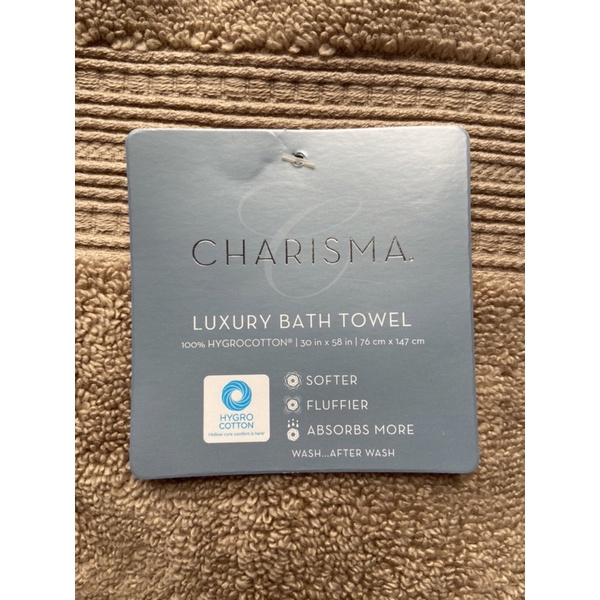 Charisma Luxury Soft 100 Hygro Cotton Bath Towel Shopee Philippines