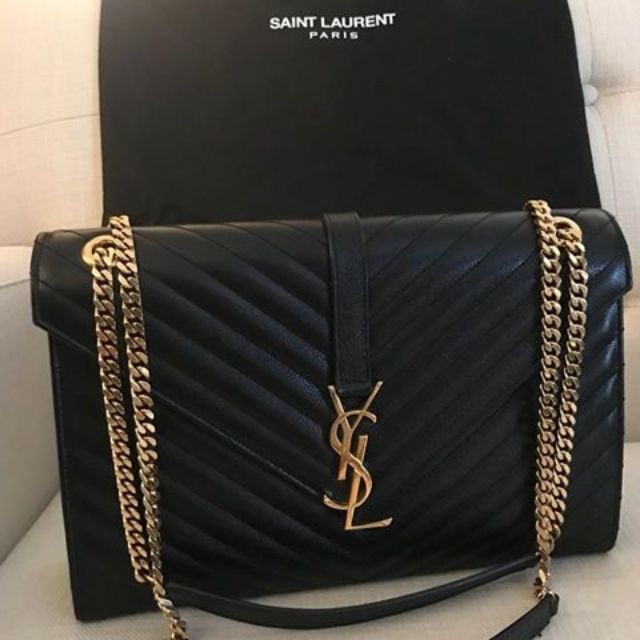ysl college bag gold hardware