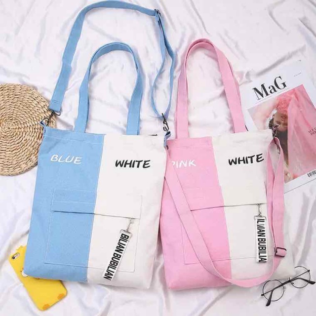 korean white bag