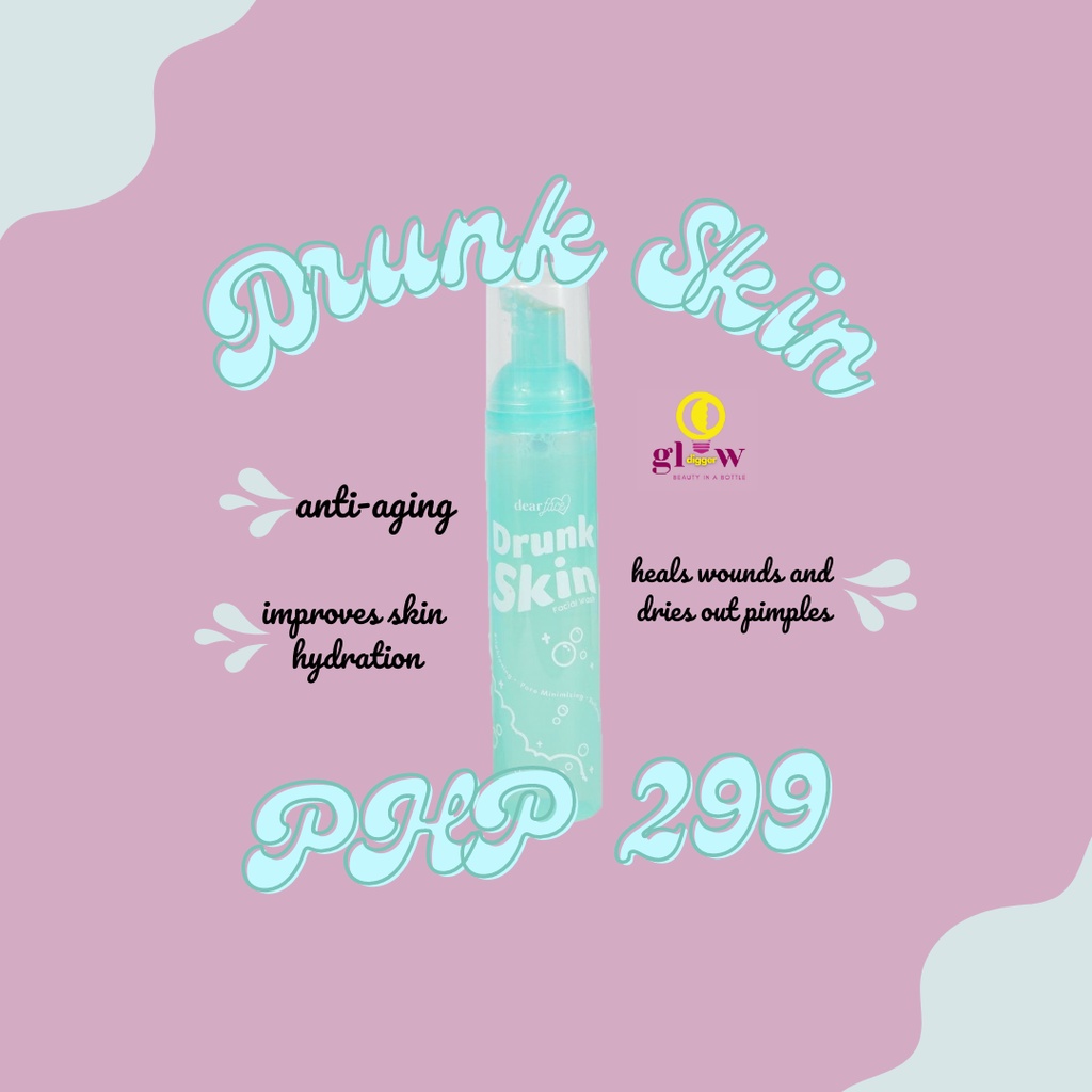 Drunk Skin Foam Facial Wash Dear Face Shopee Philippines