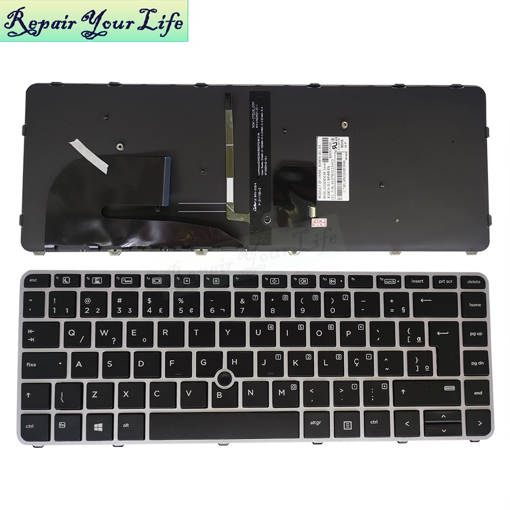 PTBR Brazilian Brazil Backlit Keyboards for HP Elitebook 840 G4 848 G3