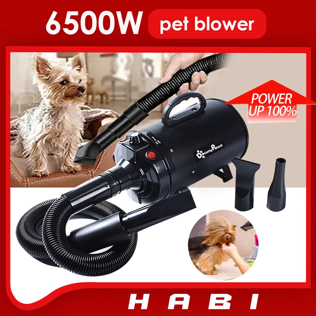 Pet blower Cat and dog hair dryer 3500W warm air fast hair dryer small medium large adjustable