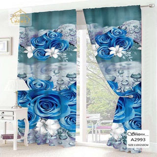 Pink elegance 1PC New Curtina 110x210cm Design Curtain For Window Door Room Home Decoration(No Ring) #7