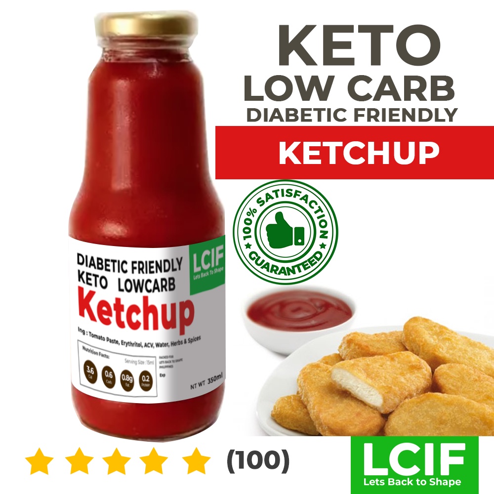 Low Carb Keto Diabetic Friendly Ketchup 250ml Shopee Philippines