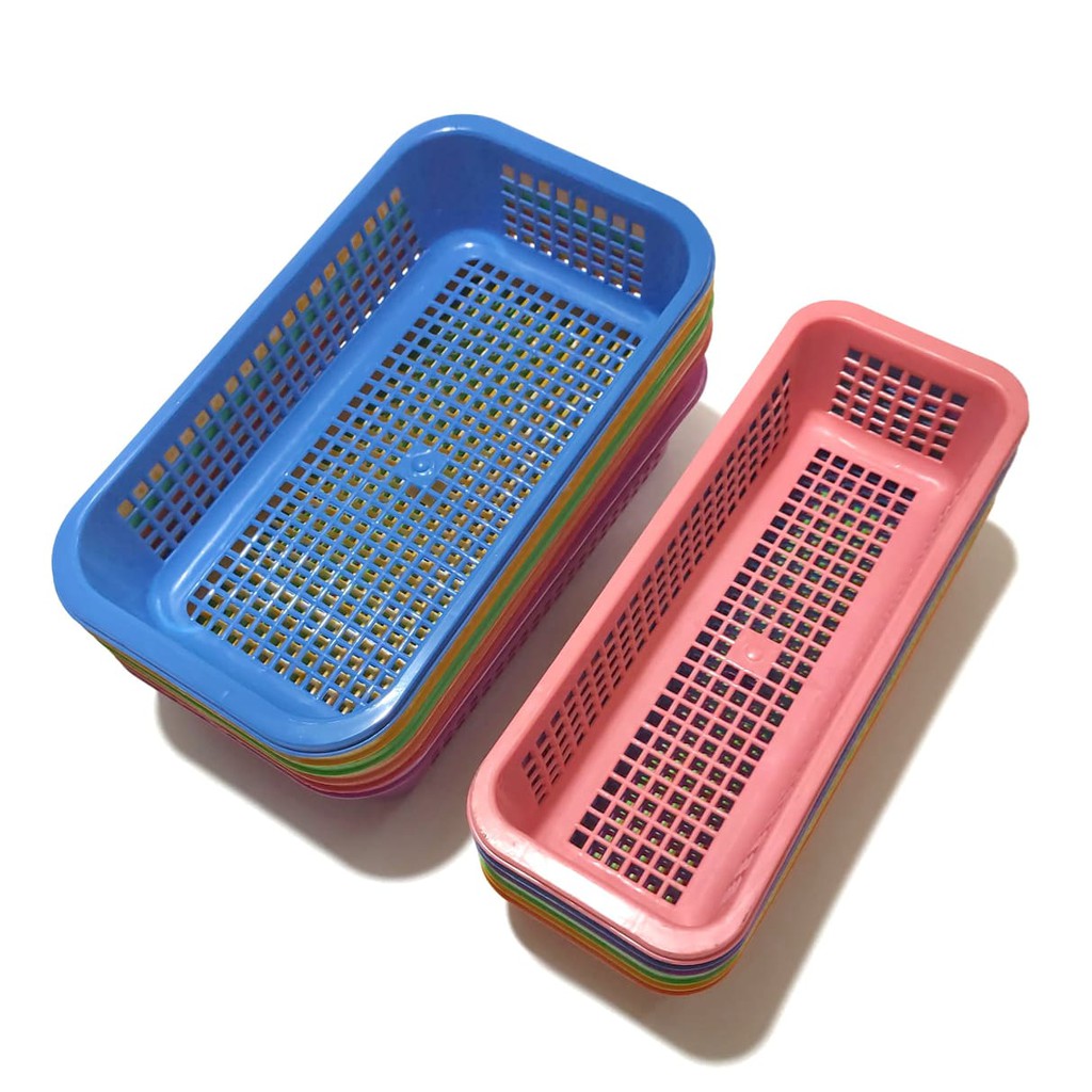 COD A1059 Multipurpose Plastic Basket Tray Plastic Storage Table Trays