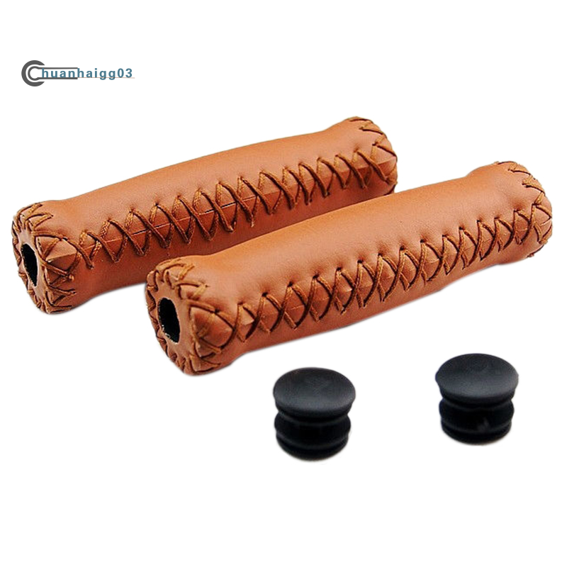 leather bicycle grips