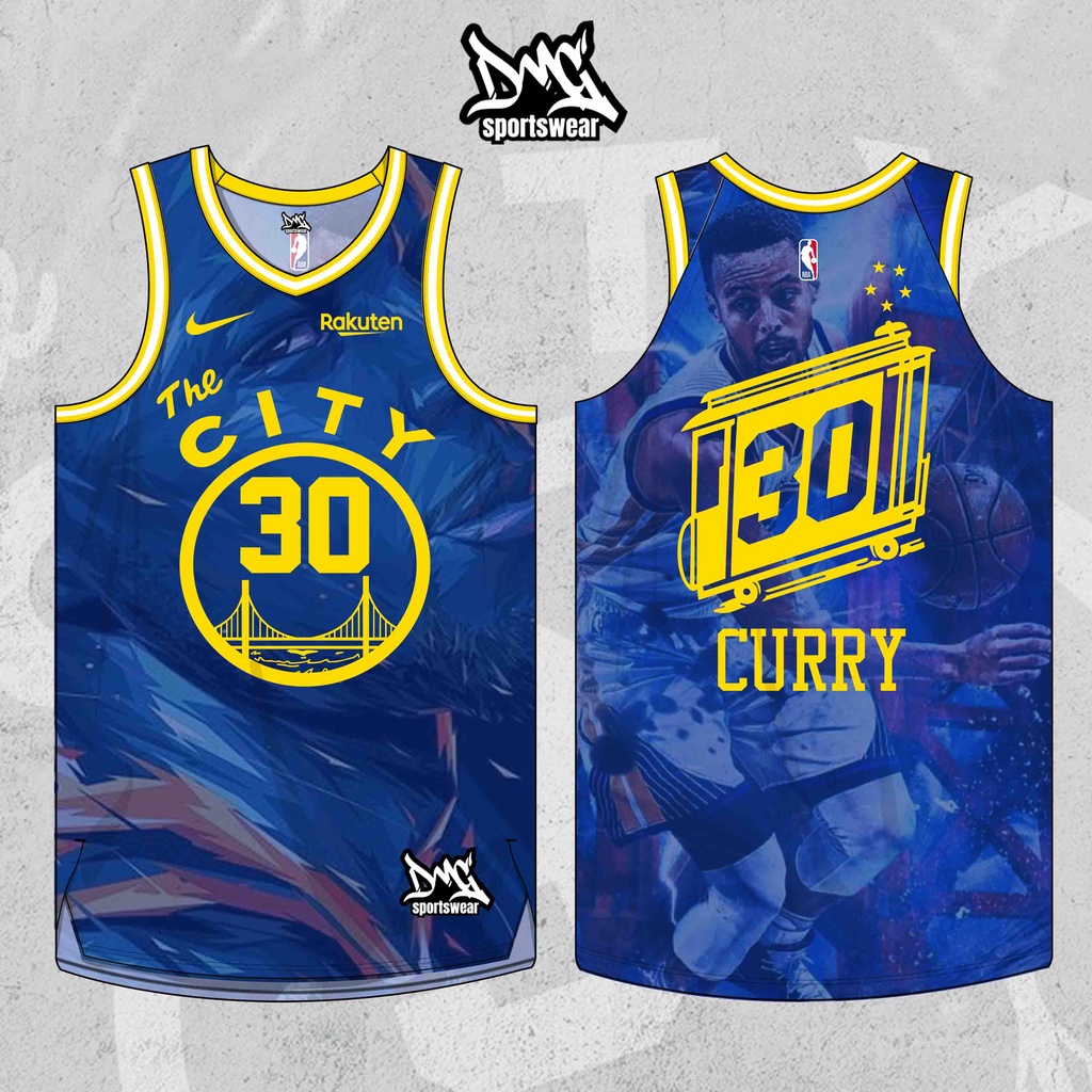 Curry The City Full Sublimation Jersey Customised 