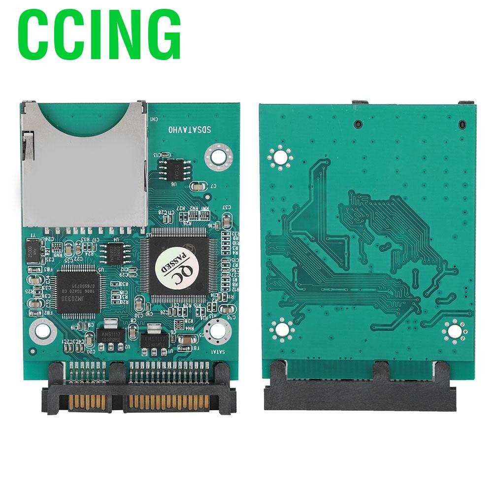 Ccing SD SATA Adapter Converter Flash Memory Card Safe and Stable Hard