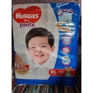 New Huggies dry Xpert Dry   Pants  Xl 60 pcs Jumbo Pack 640