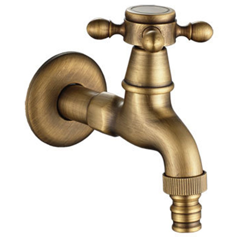 Luxury Antique Brass Water Decorative Outdoor Faucet Garden