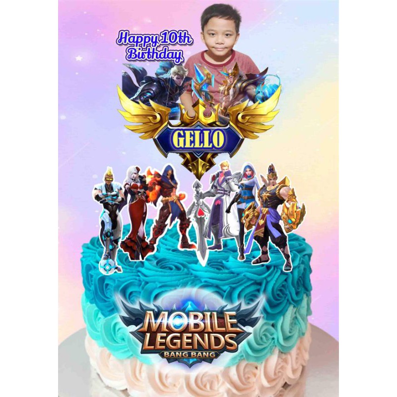 Mobile Legend Customized Cake Topper Ml1 Shopee Philippines
