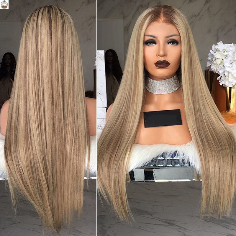 75cm Long Straight Hair Wigs Gradient Color Full Wig Cosplay | Shopee  Philippines