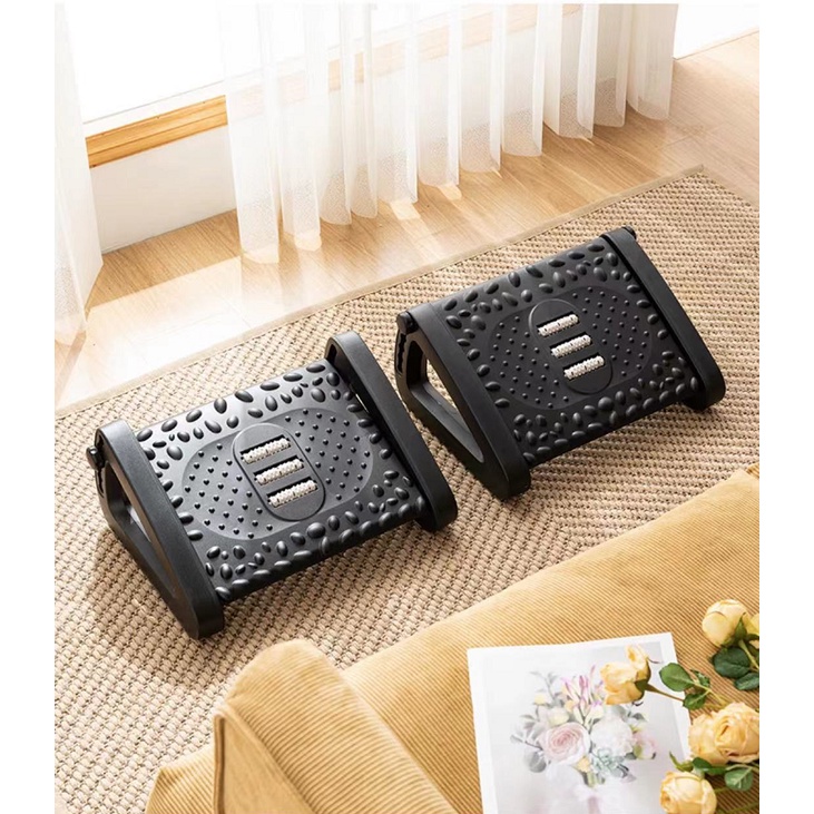 [In stock] Ergonomic footstool 6level heightadjustable office
