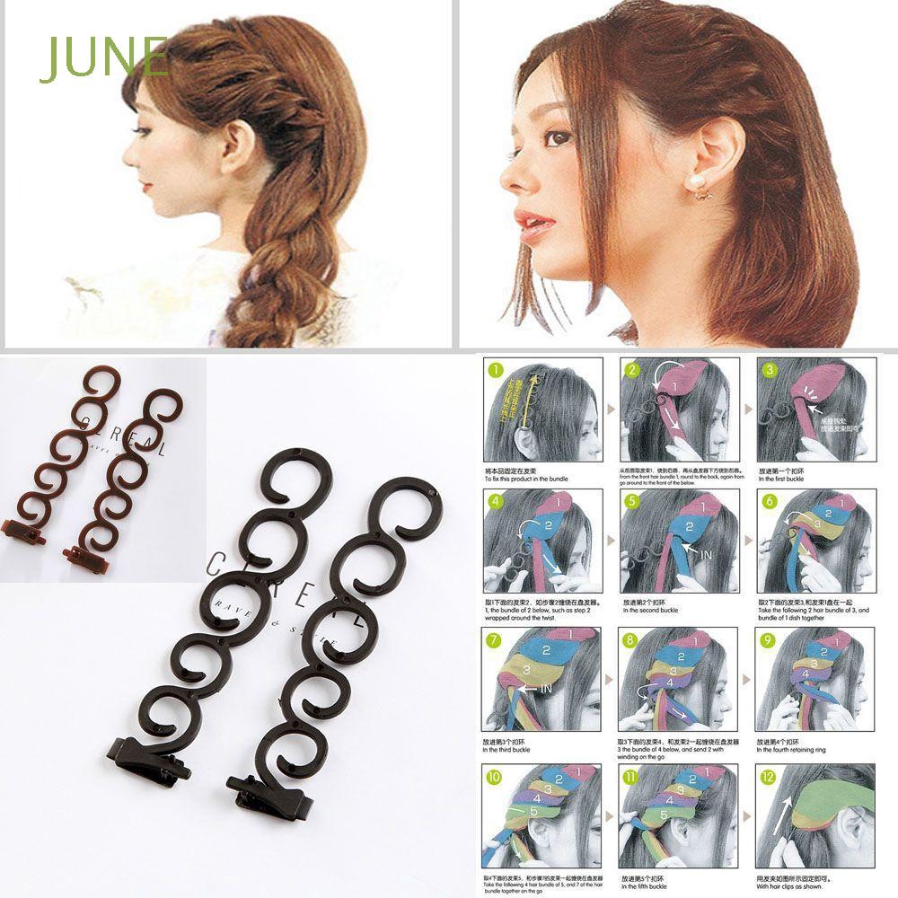 Color Random Hook Hair Braider Braiding Tool Weave Shopee