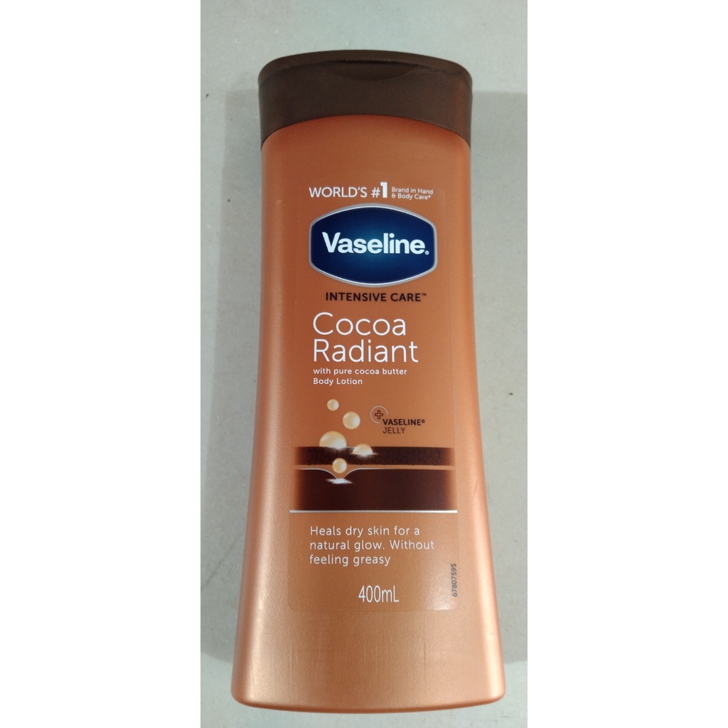 Vaseline Intensive Care Cocoa Radiant with Shea Butter Lotion 400ml