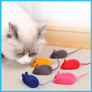 Pet Cat Toys Cute Faux Mouse Squeak Sound Mini Mice Toy（random Color）