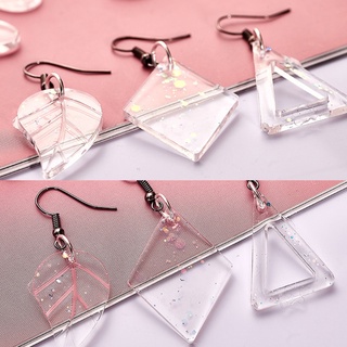 HAP  1 Set Crystal Epoxy Resin Mold Earrings Pendant Silicone Mould DIY Crafts Jewelry Casting Making Tool Kit #5