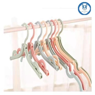 Km✔ Magic Clothes Drying Rack Compact Foldable Cloth Hanger Convenient Plastic Foldable Travel COD