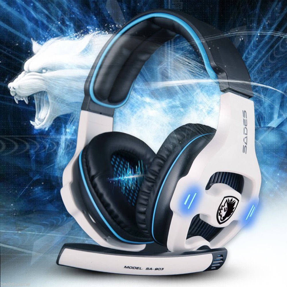 Sades Sa 903 7 1 Surround Sound Bass Usb Gaming Headset Shopee Philippines