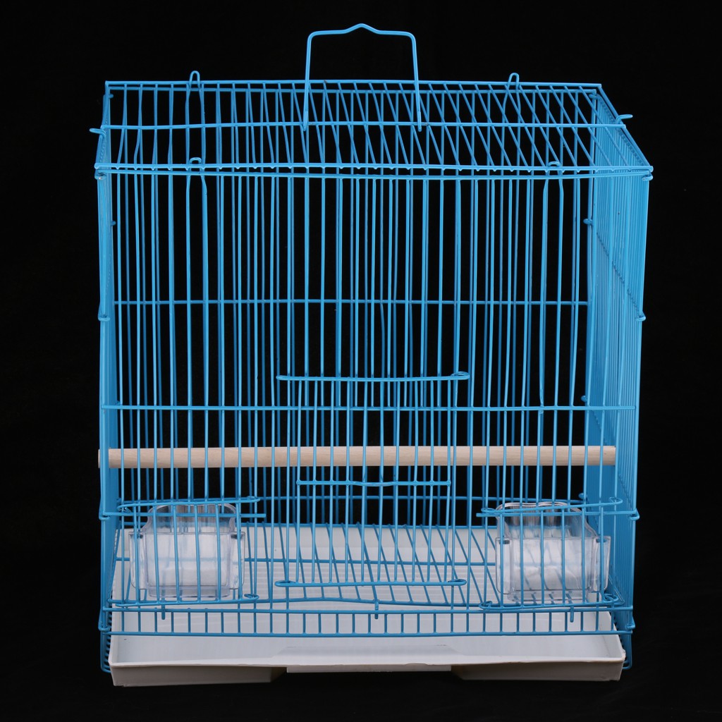 small parrot cage with stand