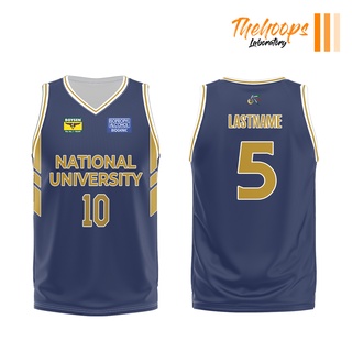 THL X New NU Bulldogs National University 2022 UAAP NU Full Sublimated Basketball Jersey #9
