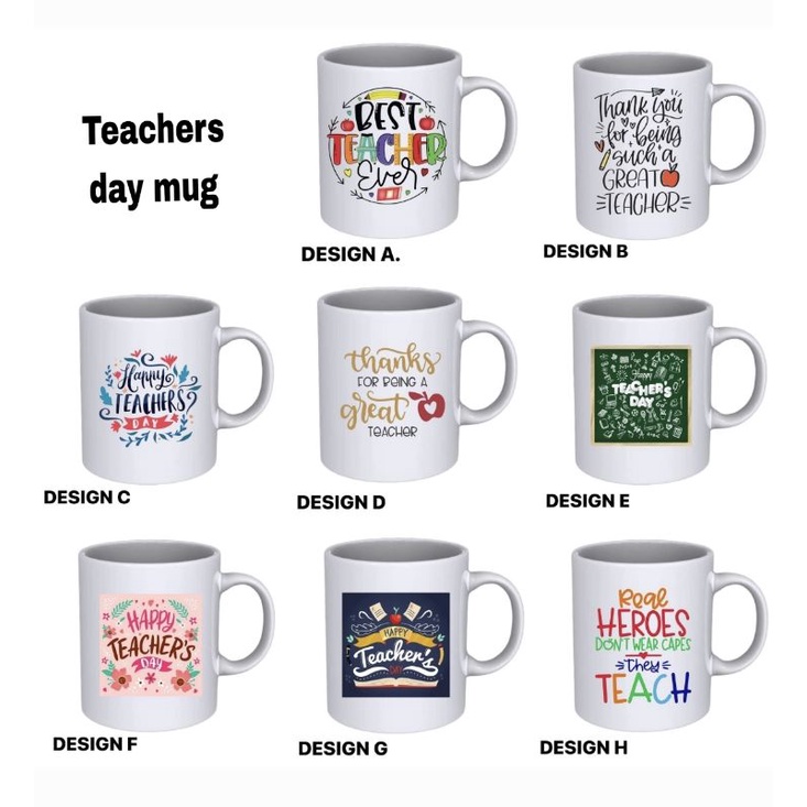 Happy Teachers day Ceramic sublimated high quality mug | Shopee Philippines