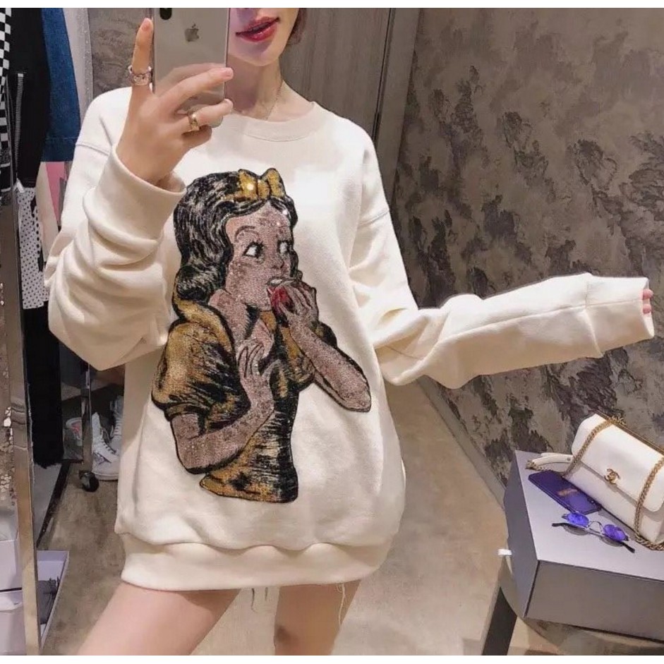 GUCCI Snow White Sweatshirt Gucci Sweater Gucci Crewneck | lupon.gov.ph