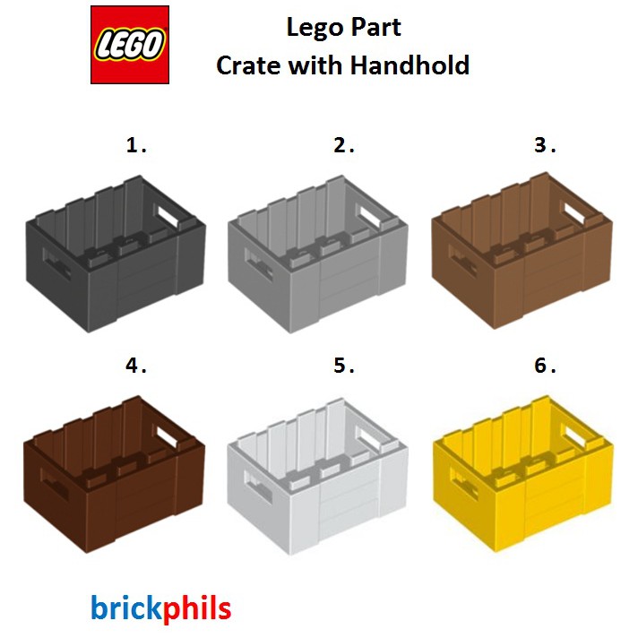 Lego Part 30150 - Crate with Handhold | Shopee Philippines