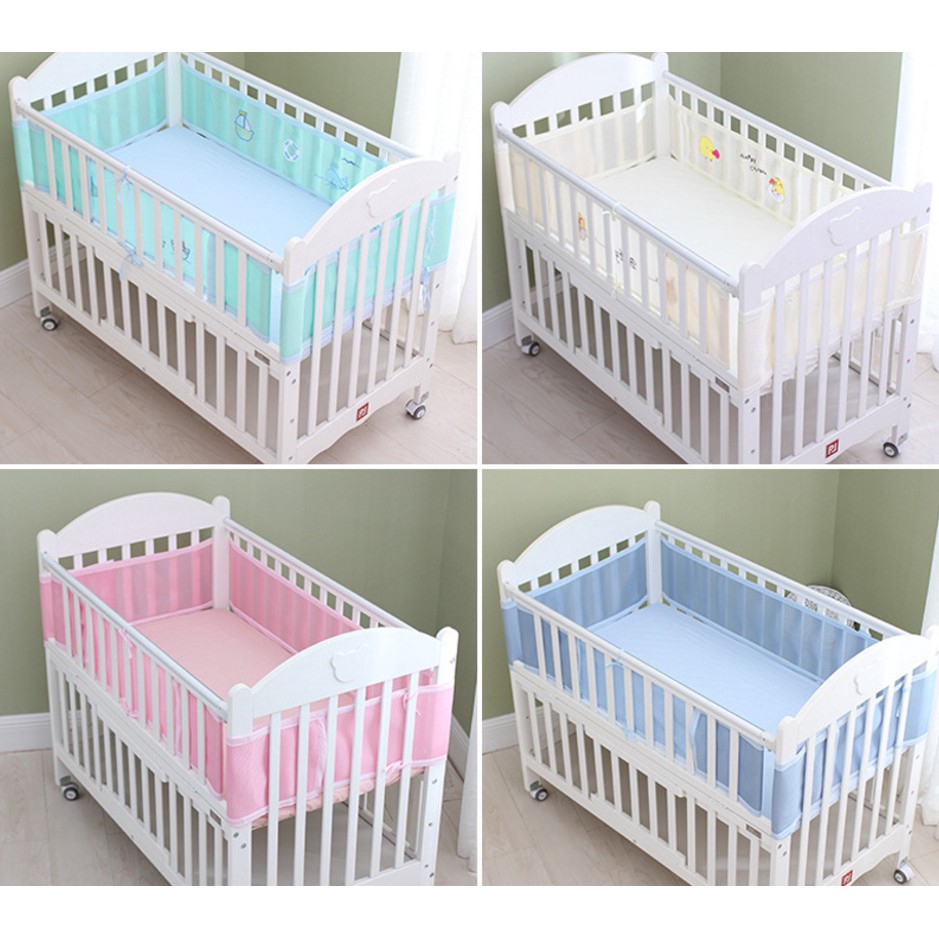 Crib Fence Tamper Bars Embroidery Baby Safety Products Shopee