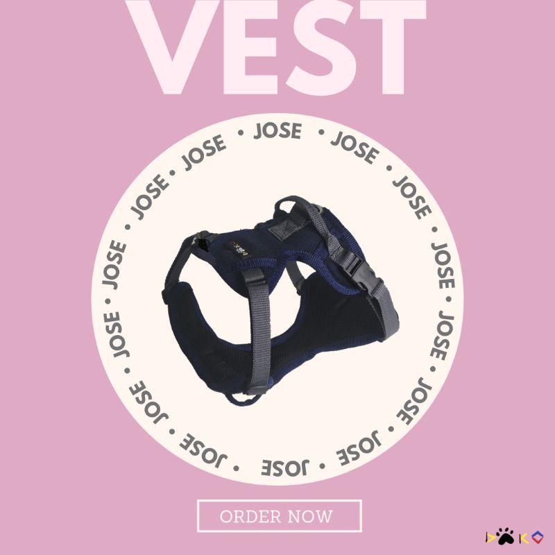 DAKO Pet Vest with Leash | Dog Vest with Leash or Cat Vest with Leash | Dog Vest or Cat Vest