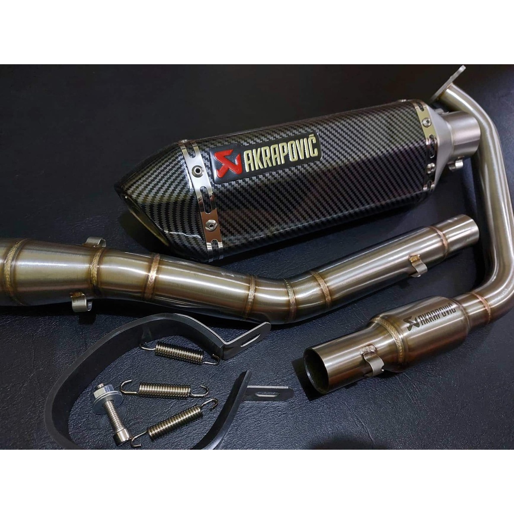 Akrapovic Set For Mt15 Xsr155 R15 V3 Or V4 With Silencer 