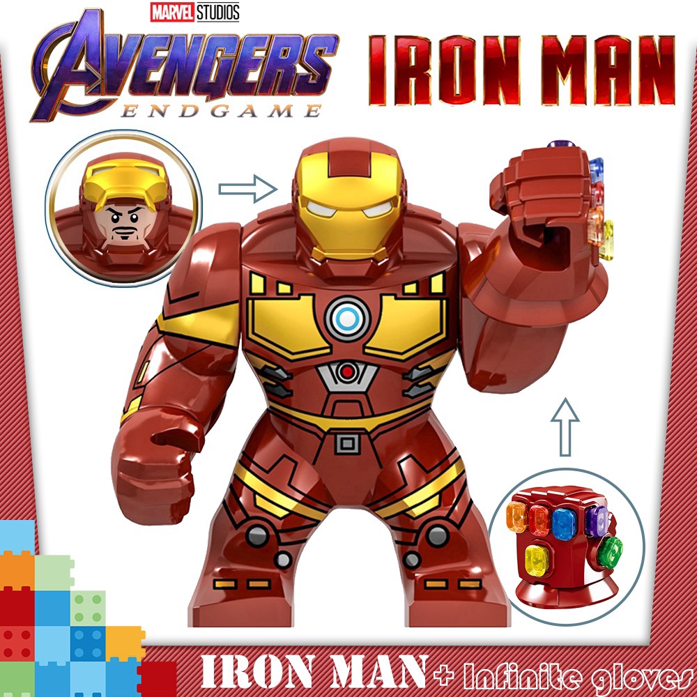 big iron man lego