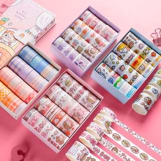 20PCS Hand Account Tape Cute Cartoon Hand Account Stickers And Paper Tape Film
