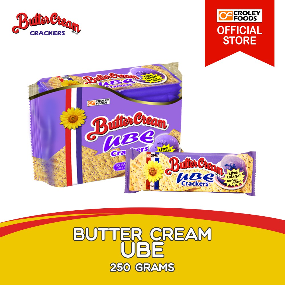 Butter Cream Crackers Ube (25g x 10) [ Buttercream Crackers ] Shopee