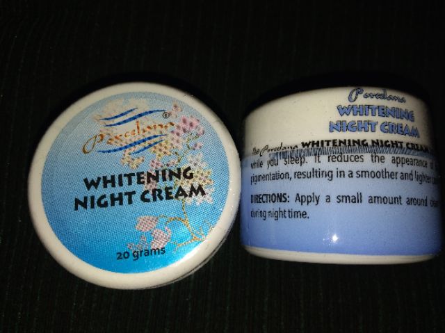porcelana whitening night cream