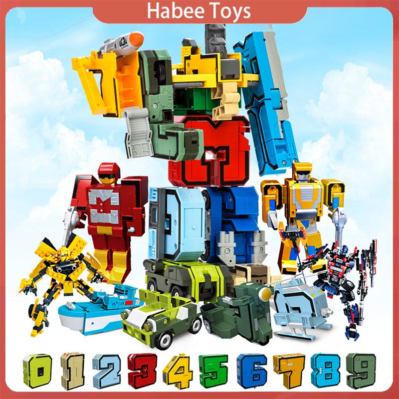 Educational Assemble Building Blocks Action Figure Robots