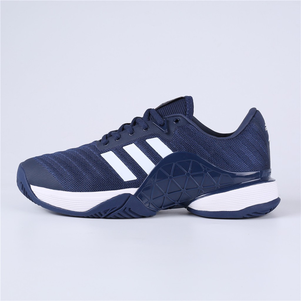 ADIDAS Barricade 2018 Tennis shoes Navy White | Shopee Philippines
