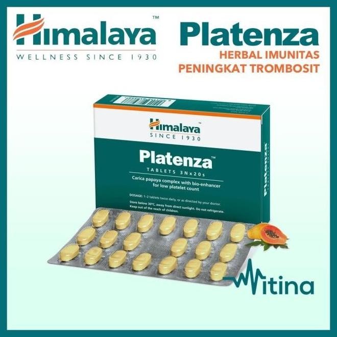 Himalaya Platenza 60 Tablets To Strengthen Blood Flakes. Prevent Anemia