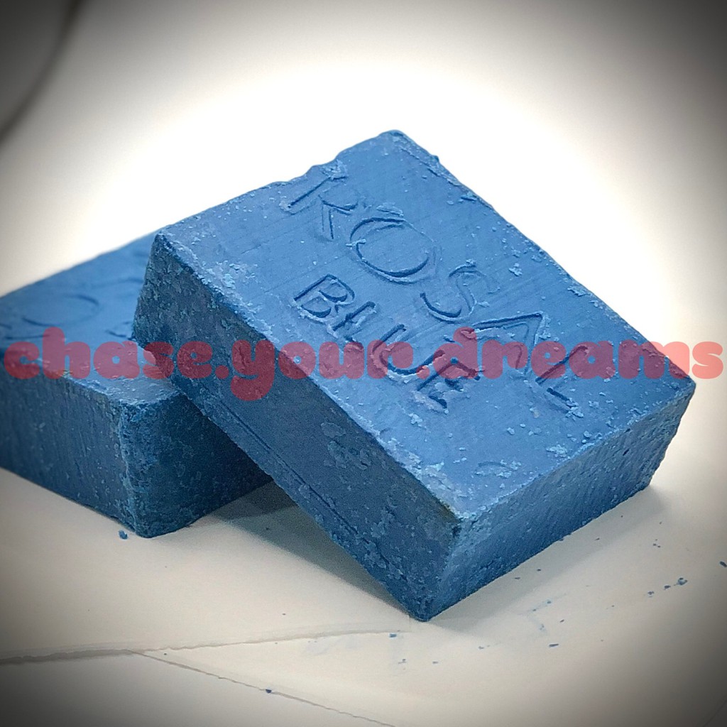 blue bar of soap