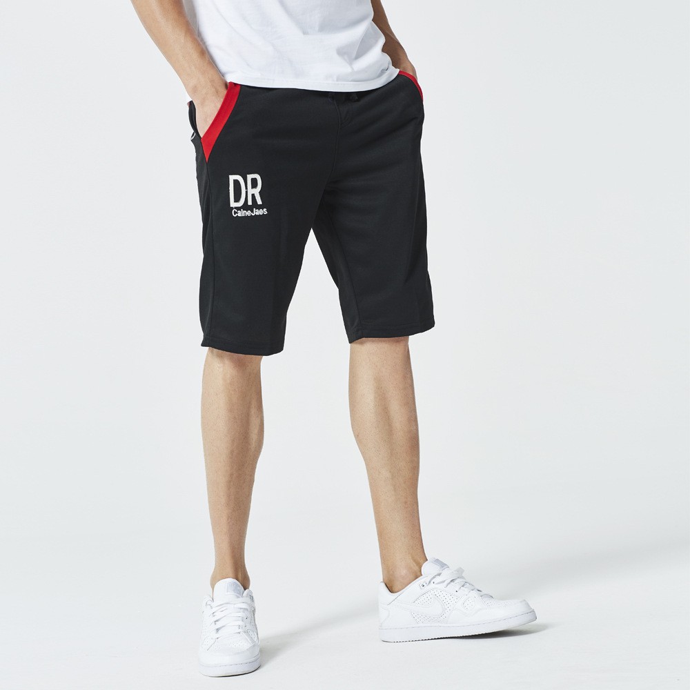 mens cotton shorts with elastic waist and drawstring