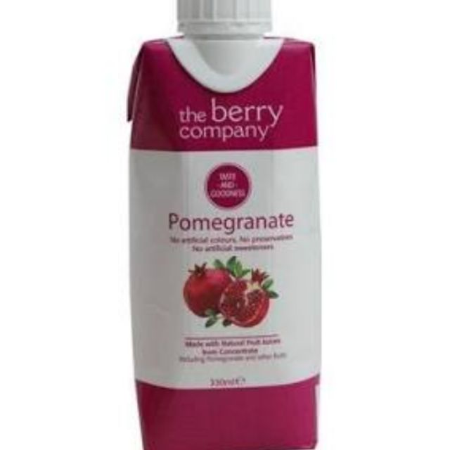 The Berry Company Pomegranate Juice Drink 330ml Shopee Philippines