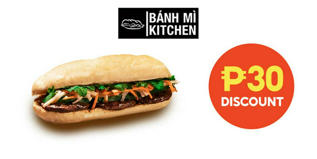 Banh Mi Meatless Falafel ShopeePay P30 Discount
