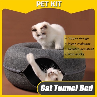 PETKIT Cat Tunnel Play Cat Toy Cats Bed Indoor Pet Toys Kitten Training Donuts House Basket Nest