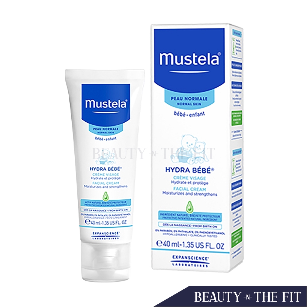 mustela hydra bebe facial cream 40ml