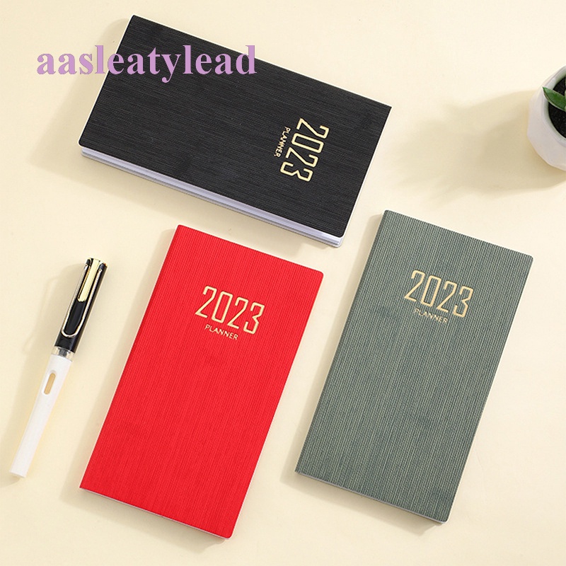 Aasleaty 2023 A6 Mini Notebook 365 Days Portable Pocket Notepad Daily