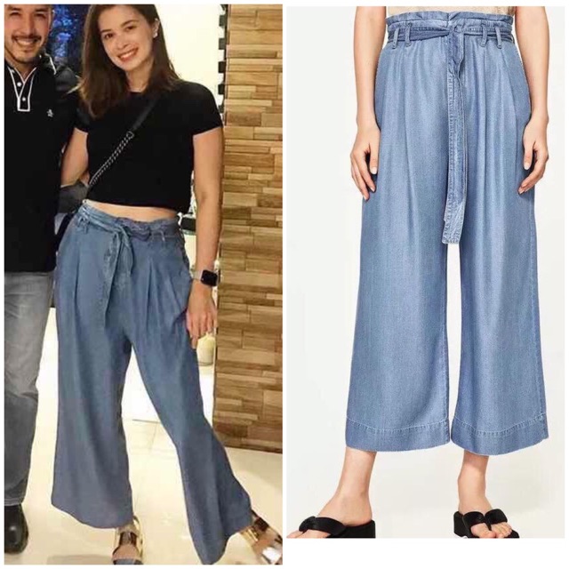 denim square pants style