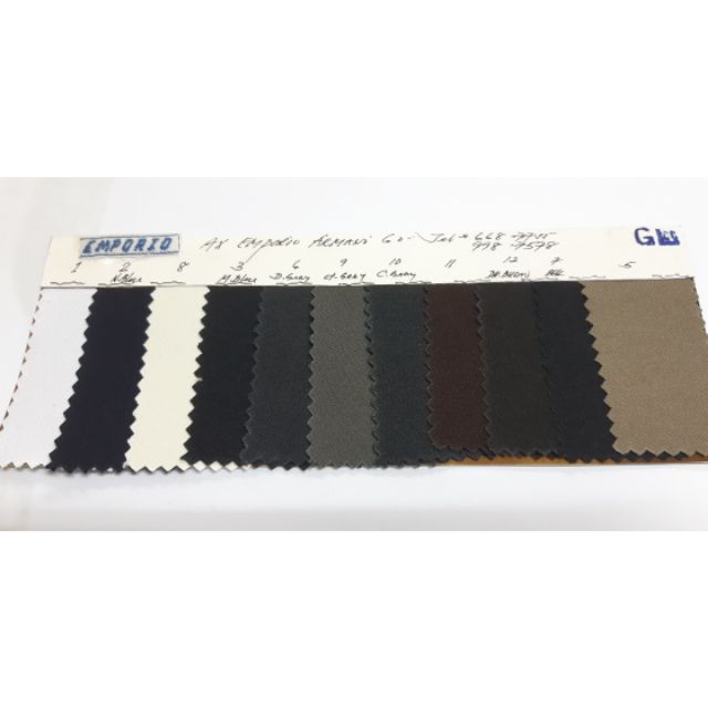 FABRIC per YARD: AX Emporio Armani A Different kind of wool for suit blazer  Textile pants trousers | Shopee Philippines