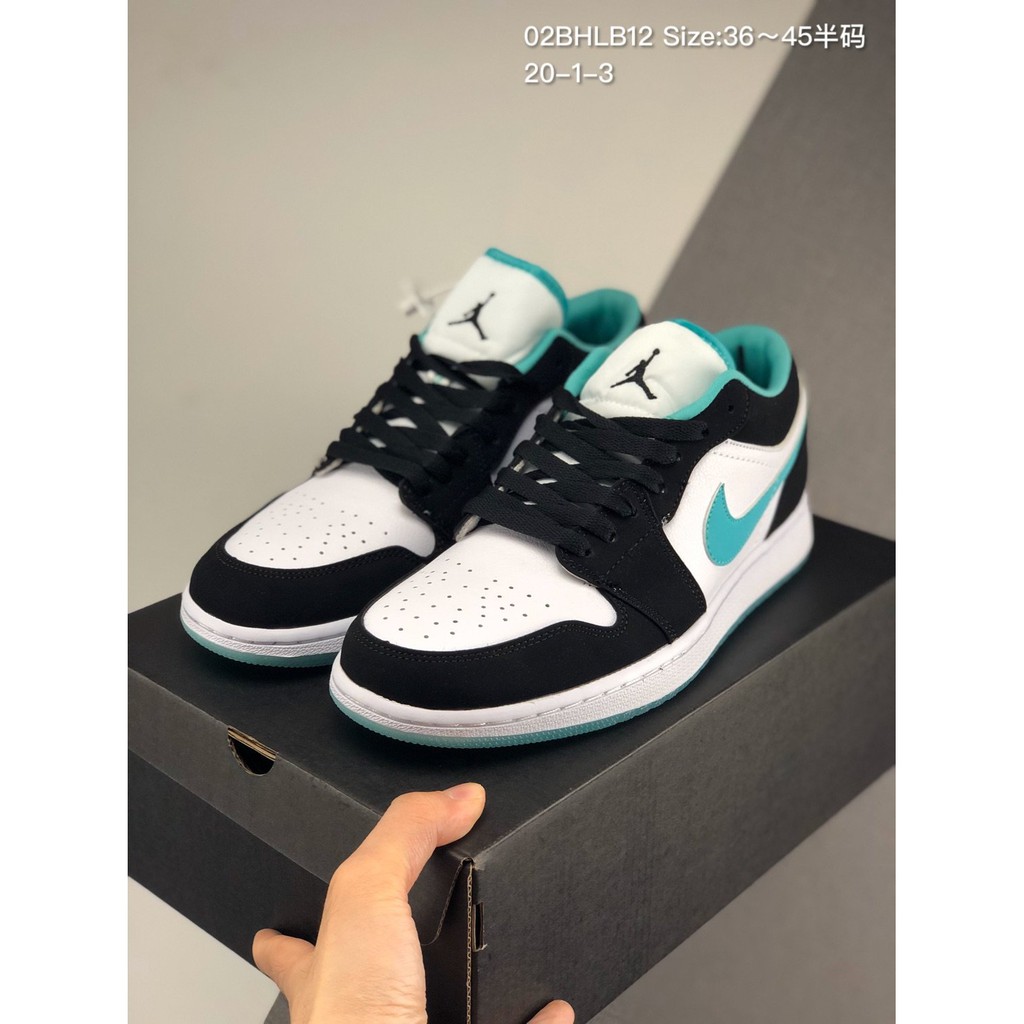 jordan 1 low tiffany black toe