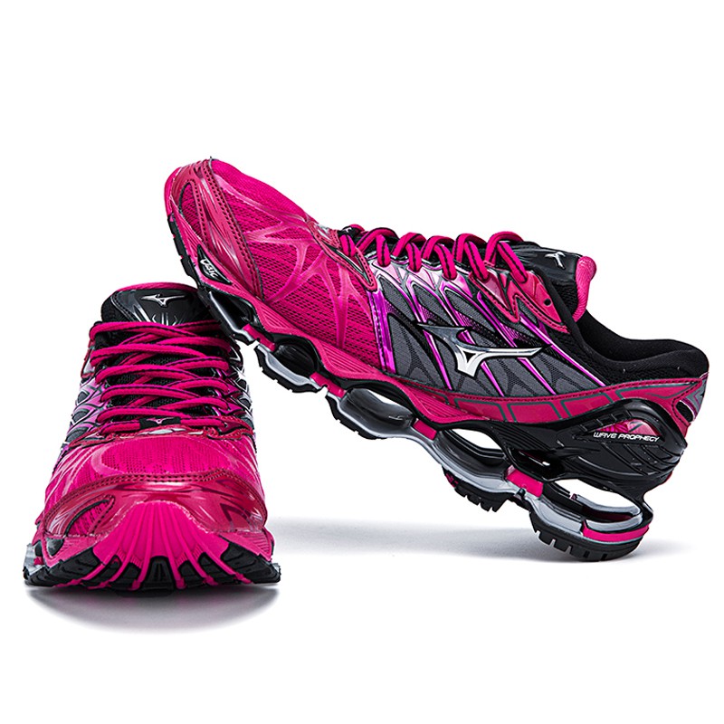 mizuno running mens pink